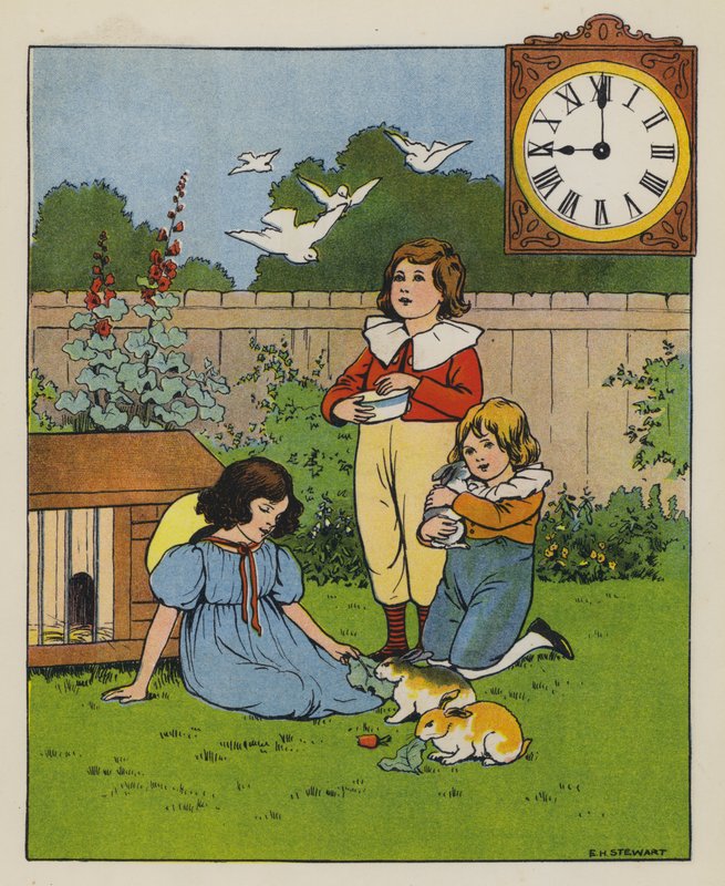 Czas karmienia (kolor lito) autorstwa Elise H. Stewart