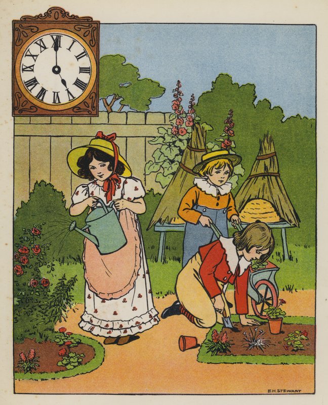 Czas ogrodnictwa (kolor lito) autorstwa Elise H. Stewart