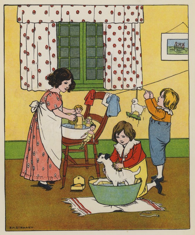 Sobota, czas prania (kolor lito) autorstwa Elise H. Stewart