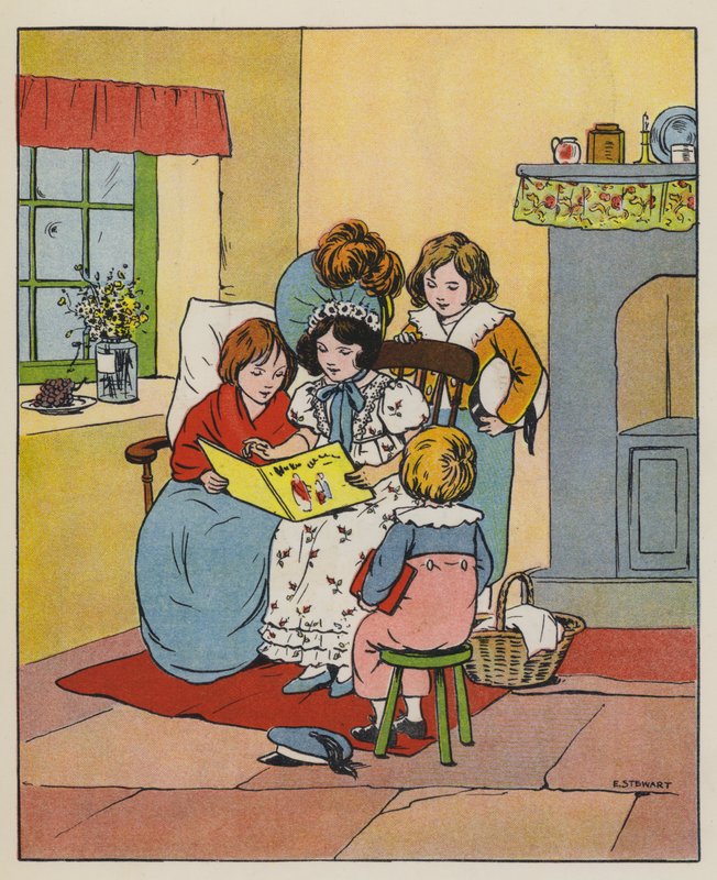 Niedziela, Happy Time (kolor lito) autorstwa Elise H. Stewart