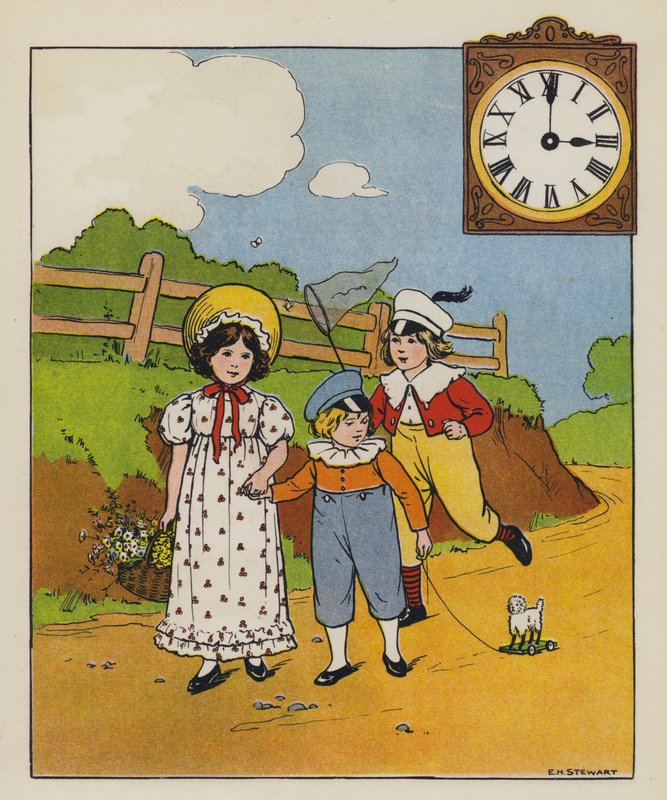 Czas chodzenia (kolor lito) autorstwa Elise H. Stewart