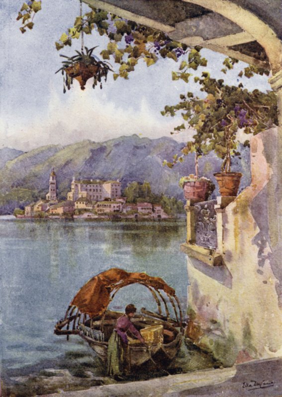Archway w Orta (kolor lito) autorstwa Ella Du Cane
