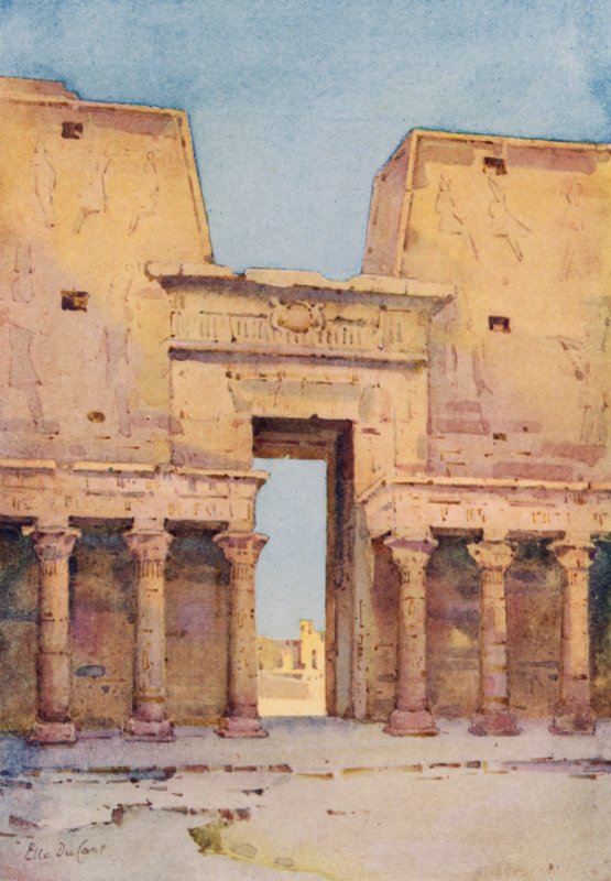 Edfu (kolor lito) autorstwa Ella Du Cane