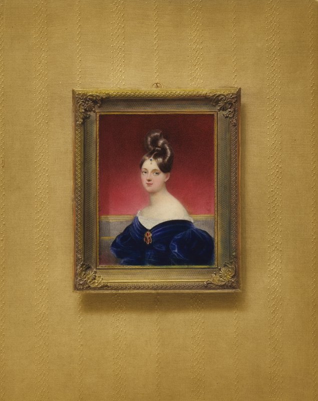Portret księżniczki Louise Amelie z Badenii autorstwa Emanuel Thomas Peter