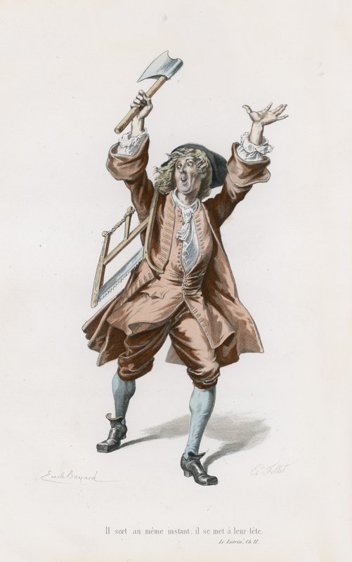 Le Lutrin, rozdz. II autorstwa Emile Antoine Bayard