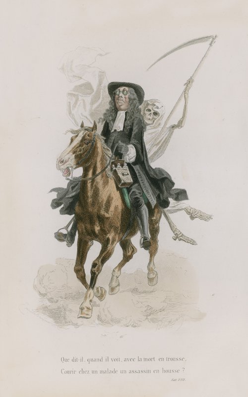 Satyra VIII autorstwa Emile Antoine Bayard