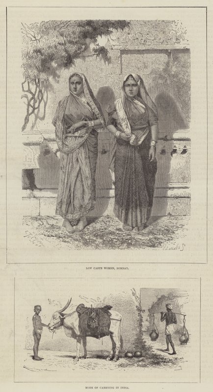 Sceny w Indiach autorstwa Emile Theodore Therond