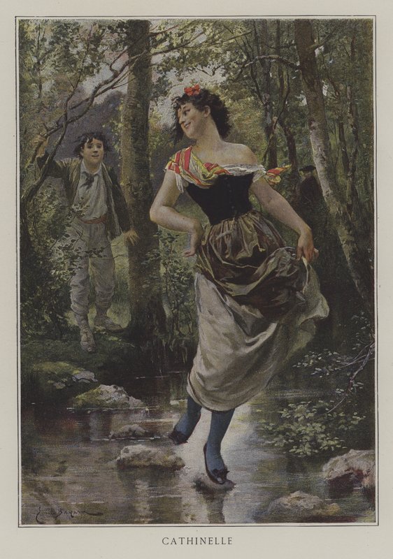 Catinelle (kolor lito) autorstwa Emile Antoine (after) Bayard