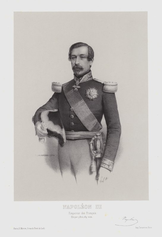 Napoleon III, cesarz Francji autorstwa Emile Desmaisons