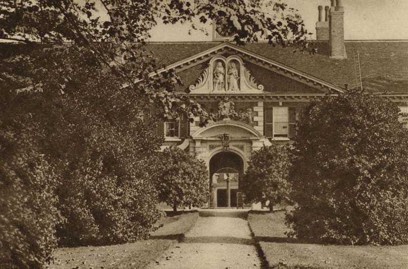 Morden College, Blackheath, założony w 1695 przez filantropa Sir Johna Mordena jako dom dla biednych kupców autorstwa English Photographer