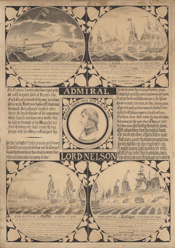 Admirał Lord Nelson autorstwa English School