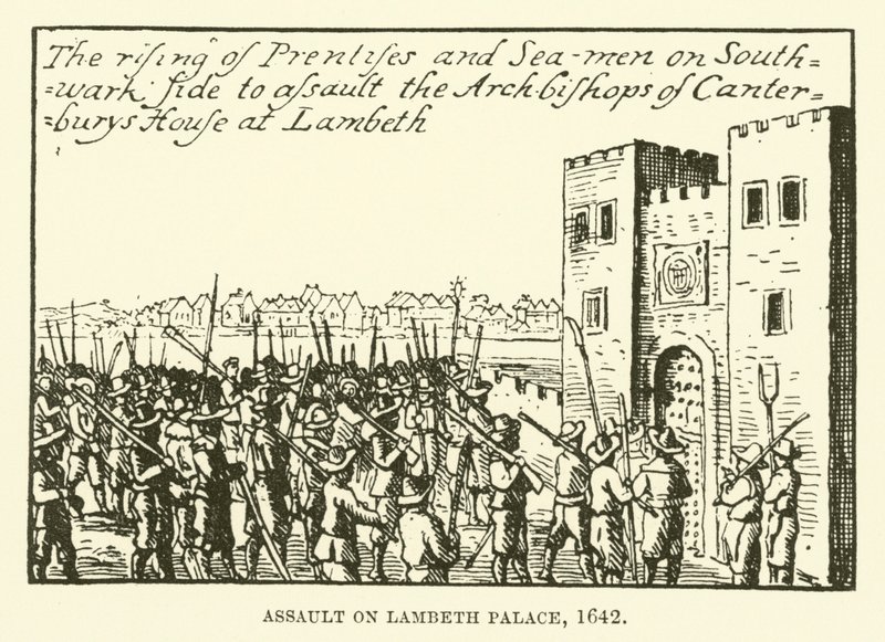 Atak na Pałac Lambeth, 1642 autorstwa English School
