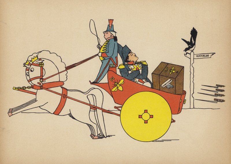 Bitwa pod Waterloo, 1815 autorstwa English School
