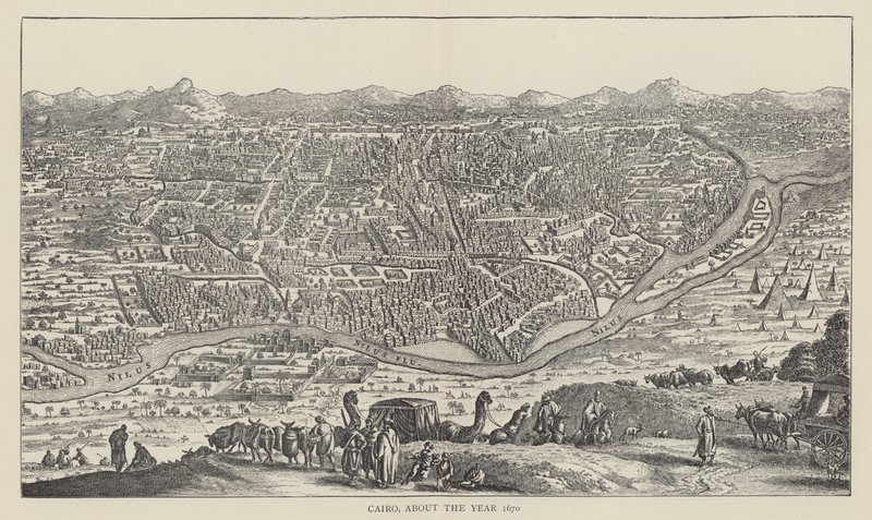Kair, około roku 1670 autorstwa English School