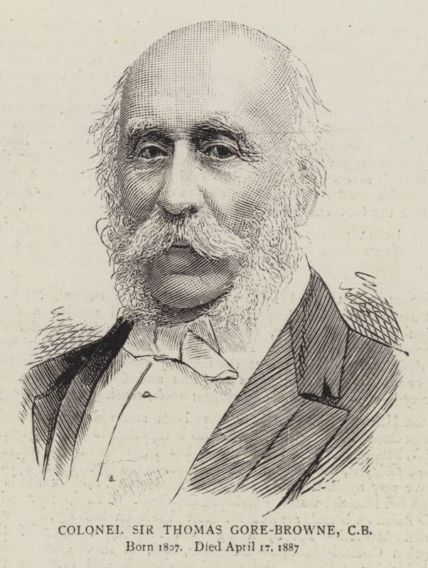 Pułkownik Sir Thomas Gore-Browne, CB autorstwa English School