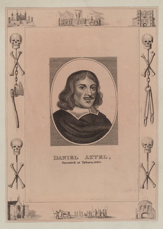 Daniel Axtel, stracony w Tyburn, 1660 autorstwa English School