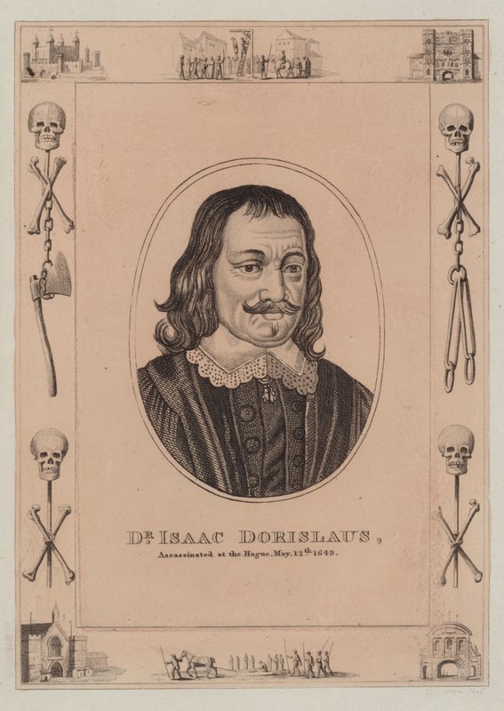 Dr Izaak Dorislaus, zamordowany w Hadze, 12 maja 1649 autorstwa English School