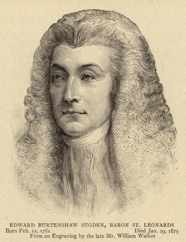 Edward Burtenshaw Sugden, baron St Leonards autorstwa English School