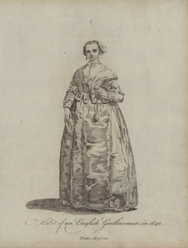 Zwyczaj angielskiej dżentelmena w 1640 r. autorstwa English School
