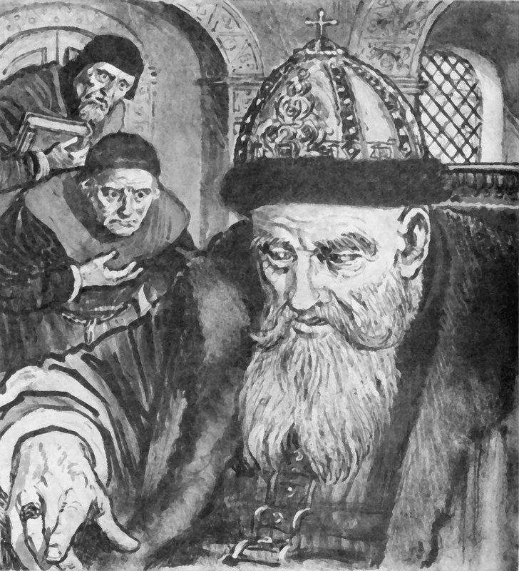 Iwan Groźny na starość autorstwa English School