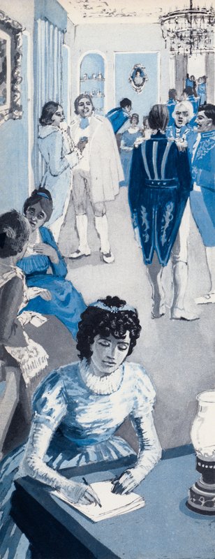 Jane Austen często szła w kąt, żeby notować urywki rozmowy autorstwa English School