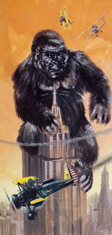 King Kong, w którym rolę gigantycznej małpy, która terroryzowała Nowy Jork, grała mała lalka autorstwa English School
