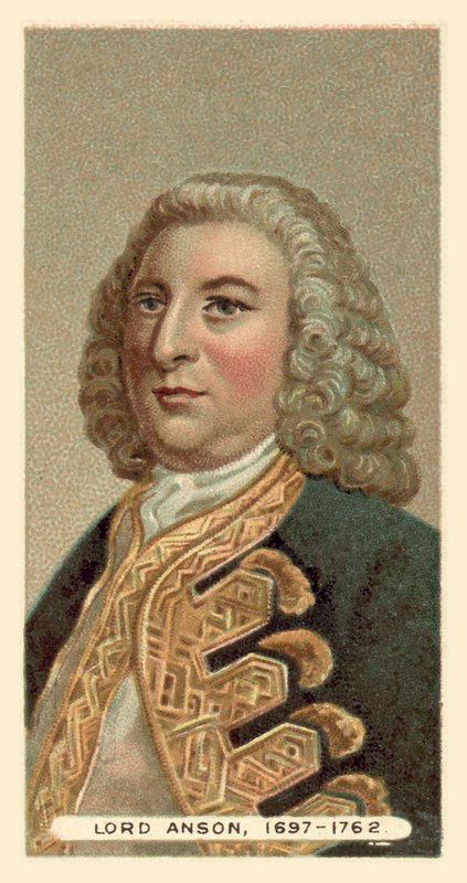 Lord Anson, 1697-1762 autorstwa English School