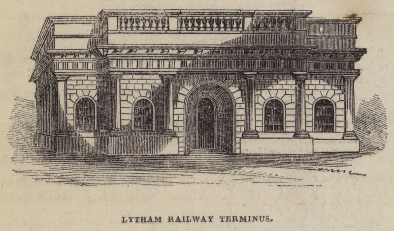 Terminus kolejowy Lytham autorstwa English School