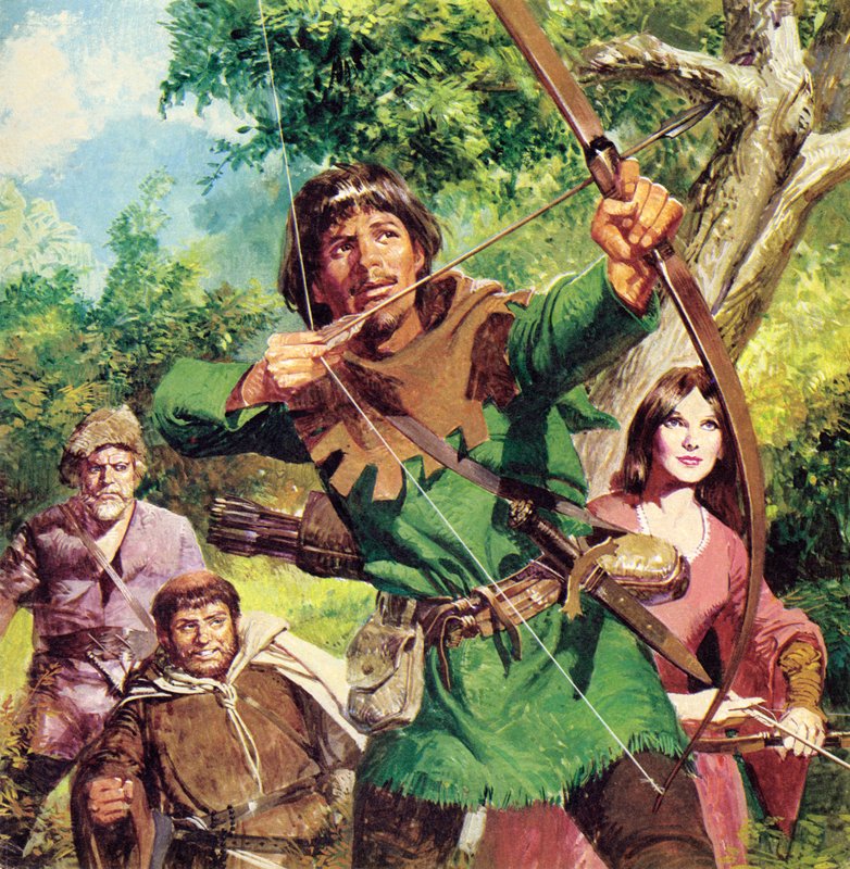 Robin Hood autorstwa English School