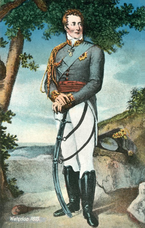 Książę Wellington, Bitwa pod Waterloo, 1815 autorstwa English School