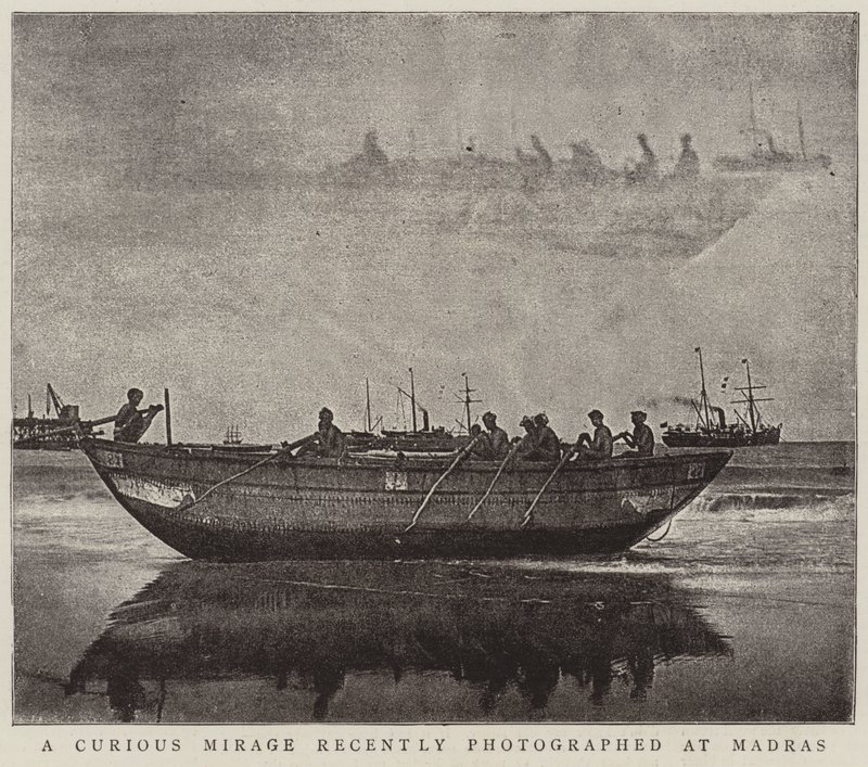 Ciekawy miraż niedawno sfotografowany w Madras autorstwa English Photographer
