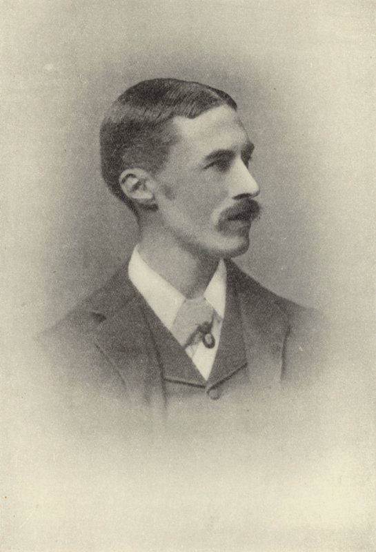 A E Housman, Londyn 1896 (zdjęcie czarno-białe) autorstwa English Photographer
