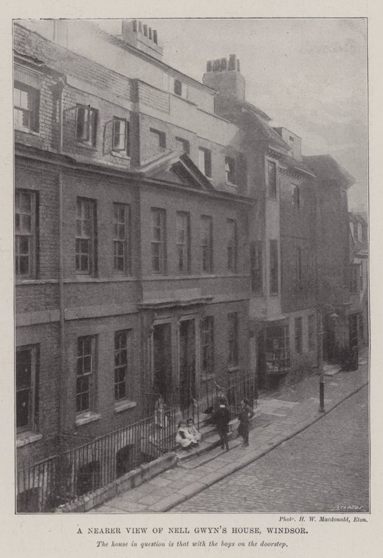 Bliższy widok domu Nell Gwynn, Windsor autorstwa English Photographer