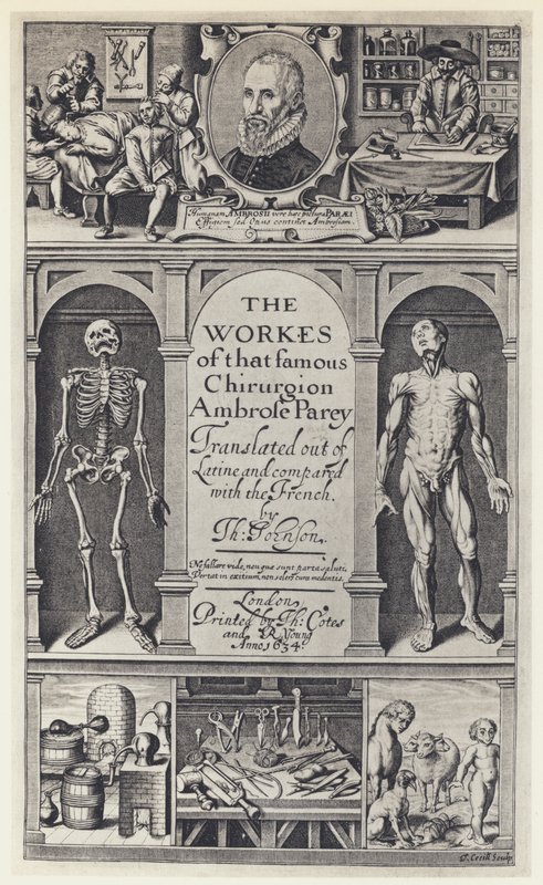 A Pare, The Workes, T Cotes i R Young 1634 (zdjęcie czarno-białe) autorstwa English Photographer