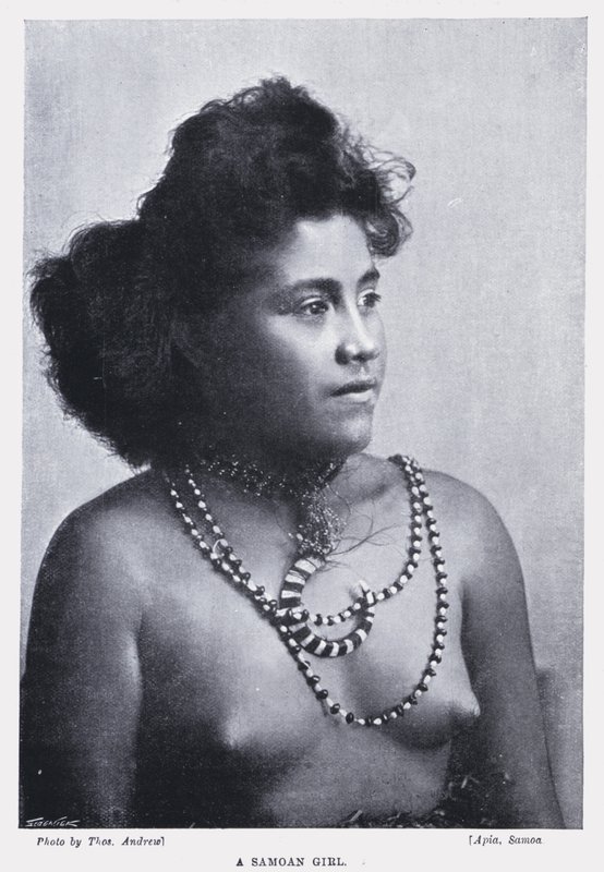 Samoa dziewczyna autorstwa English Photographer