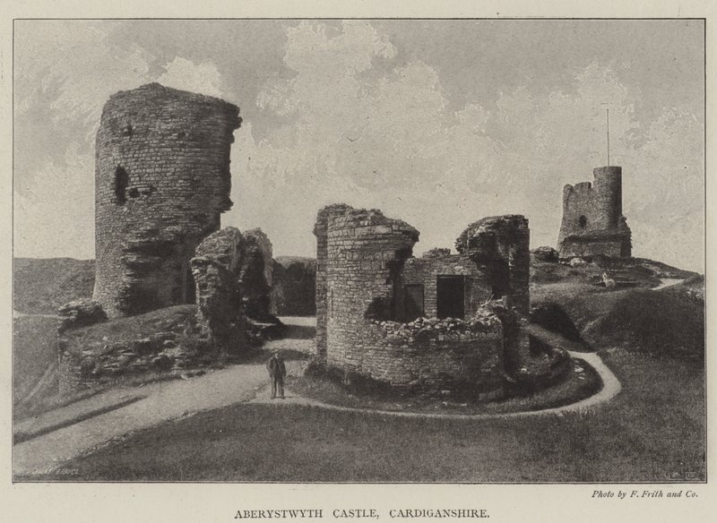 Zamek Aberystwyth, Cardiganshire autorstwa English Photographer