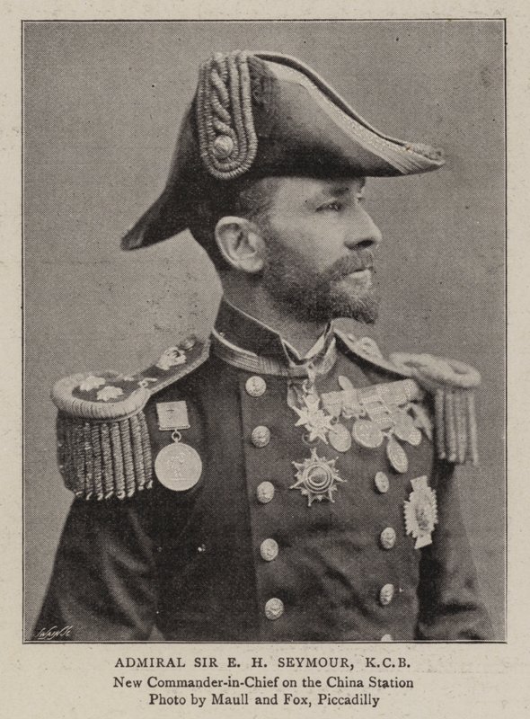 Admirał Sir EH Seymour, KCB autorstwa English Photographer