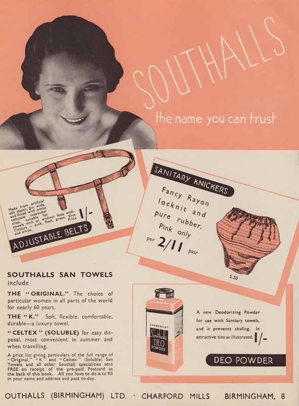 Reklama produktów sanitarnych Southalls autorstwa English Photographer