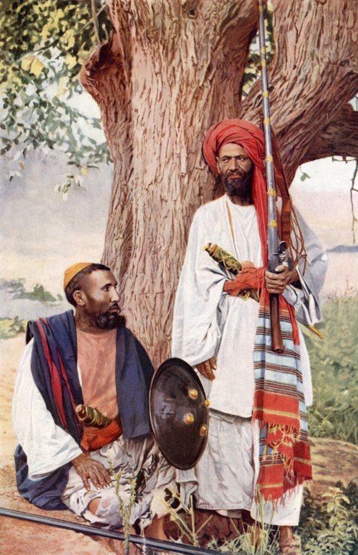 Plemiona Afridis i Pathan (zdjęcie kolorowe) autorstwa English Photographer
