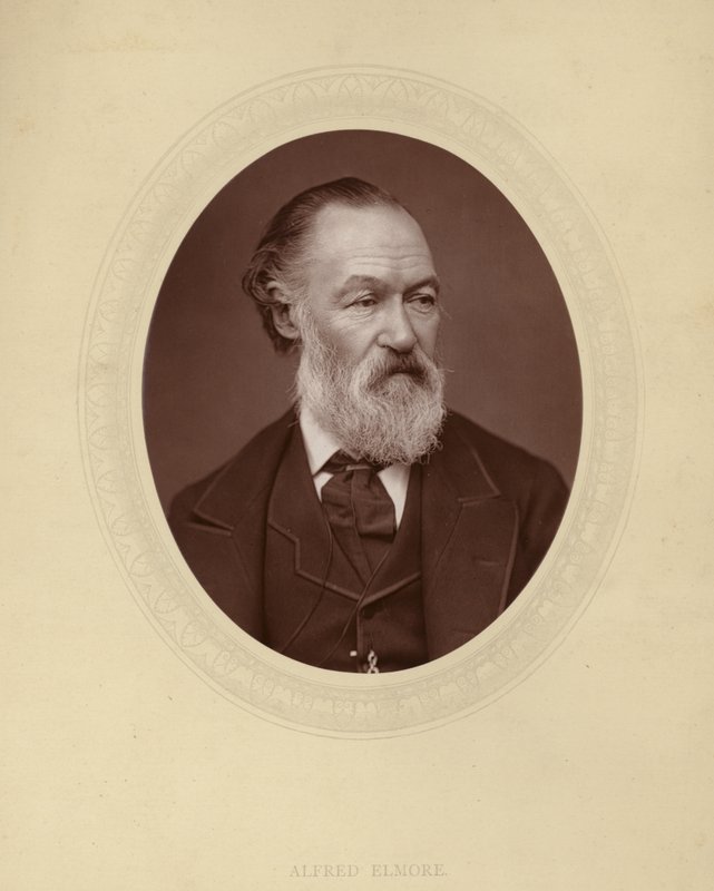Alfred Elmore, irlandzki malarz o tematyce historycznej autorstwa English Photographer