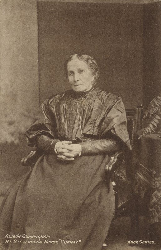 Alison Cunningham, pielęgniarka z dzieciństwa Roberta Louisa Stevensona autorstwa English Photographer