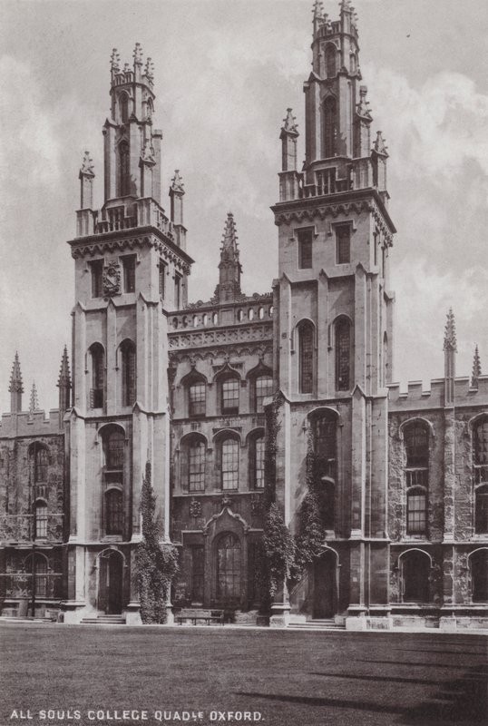 All Souls College Quadrangle Oxford autorstwa English Photographer