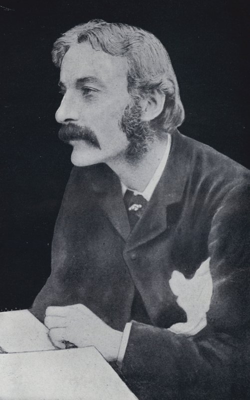 Andrew Lang (czarno-białe zdjęcie) autorstwa English Photographer