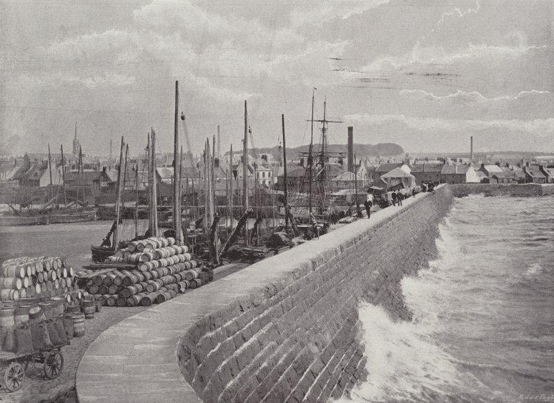 Arbroath, Mur Ochronny autorstwa English Photographer