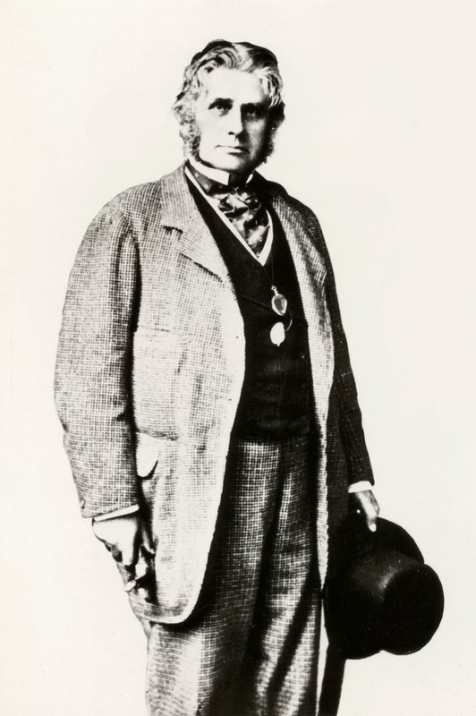 Augustus Henry Lane-Fox Pitt Rivers, portret (zdjęcie czarno-białe) autorstwa English Photographer