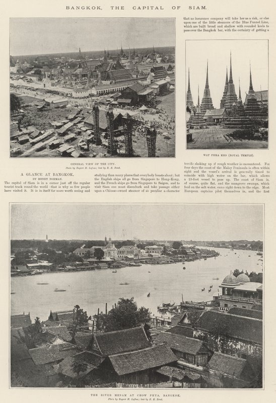 Bangkok, stolica Syjamu autorstwa English Photographer