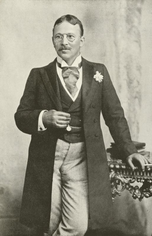Barney Barnato (zdjęcie czarno-białe) autorstwa English Photographer