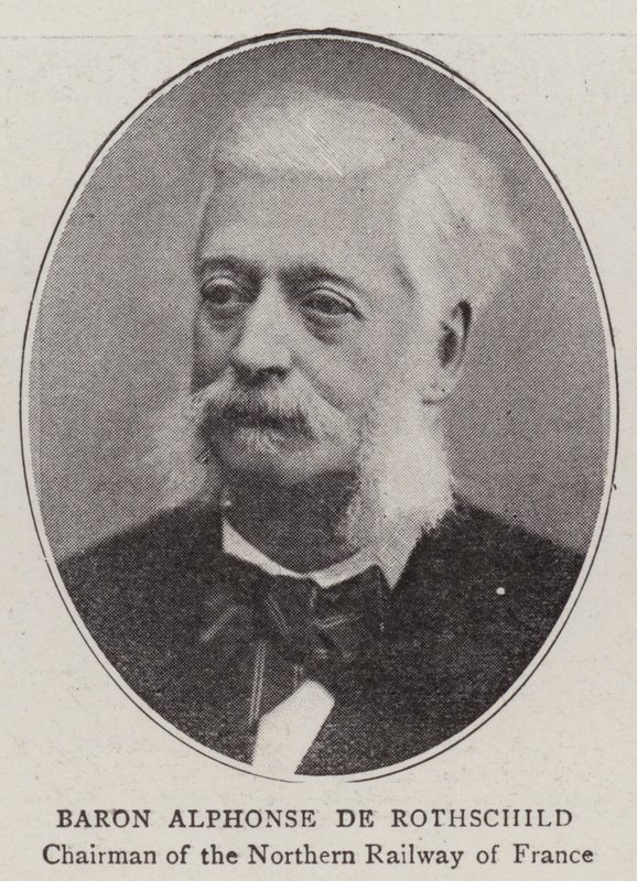 Baron Alphonse de Rothschild autorstwa English Photographer