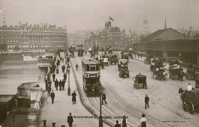 Blackfriars Bridge, Londyn autorstwa English Photographer