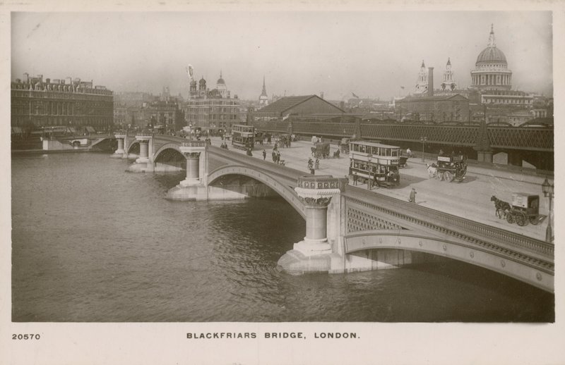 Blackfriars Bridge, Londyn autorstwa English Photographer